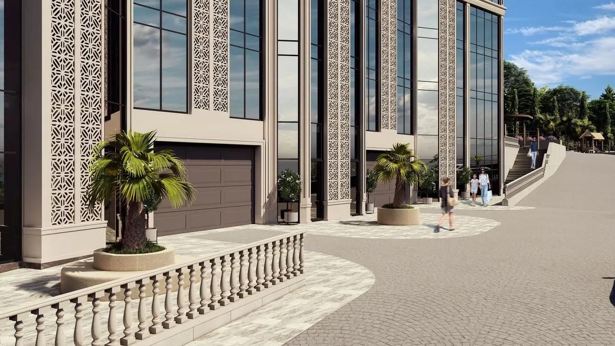 Фасад — вид сбоку